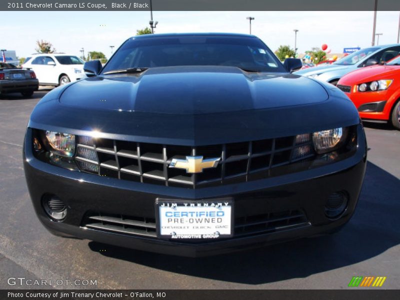 Black / Black 2011 Chevrolet Camaro LS Coupe
