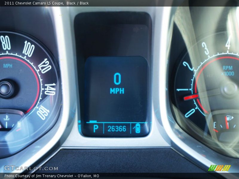 Black / Black 2011 Chevrolet Camaro LS Coupe