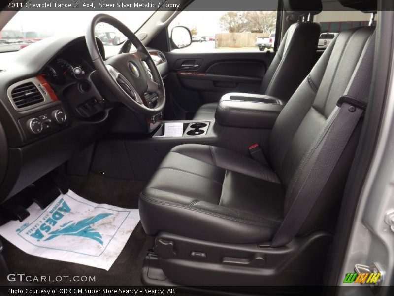 Sheer Silver Metallic / Ebony 2011 Chevrolet Tahoe LT 4x4