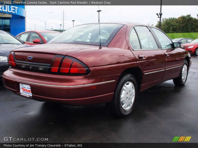Dark Carmine Red Metallic / Medium Gray 2001 Chevrolet Lumina Sedan