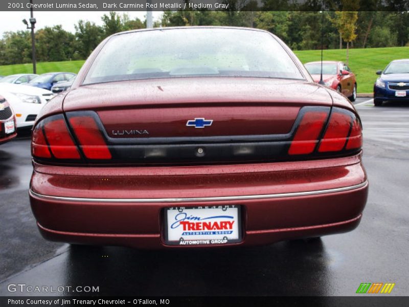 Dark Carmine Red Metallic / Medium Gray 2001 Chevrolet Lumina Sedan