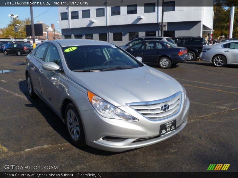Radiant Silver / Gray 2011 Hyundai Sonata GLS