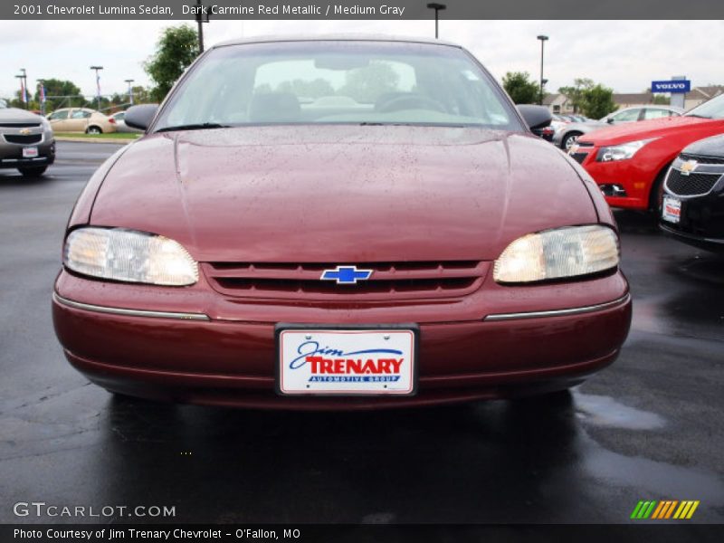 Dark Carmine Red Metallic / Medium Gray 2001 Chevrolet Lumina Sedan
