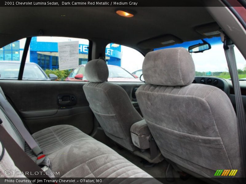 Dark Carmine Red Metallic / Medium Gray 2001 Chevrolet Lumina Sedan