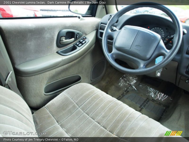 Dark Carmine Red Metallic / Medium Gray 2001 Chevrolet Lumina Sedan