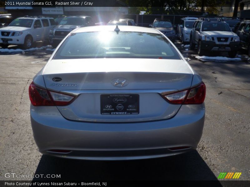 Radiant Silver / Gray 2011 Hyundai Sonata GLS