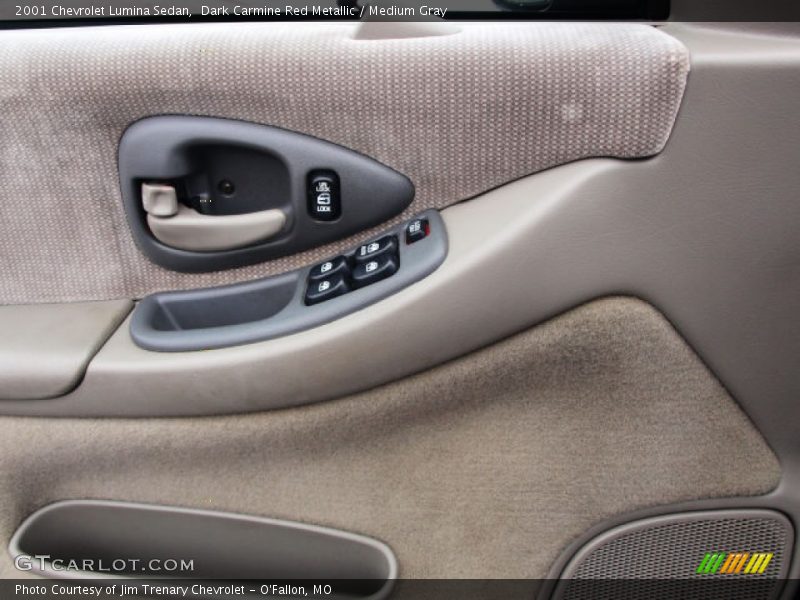 Dark Carmine Red Metallic / Medium Gray 2001 Chevrolet Lumina Sedan