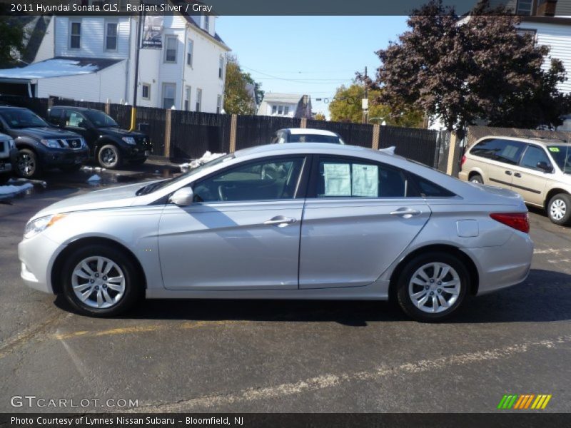 Radiant Silver / Gray 2011 Hyundai Sonata GLS