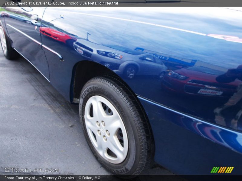 Indigo Blue Metallic / Neutral 2002 Chevrolet Cavalier LS Coupe