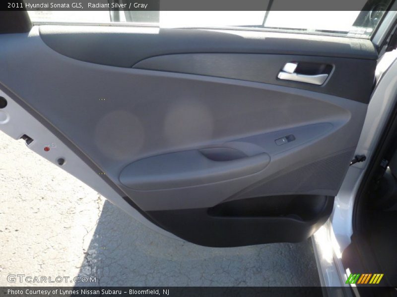 Radiant Silver / Gray 2011 Hyundai Sonata GLS