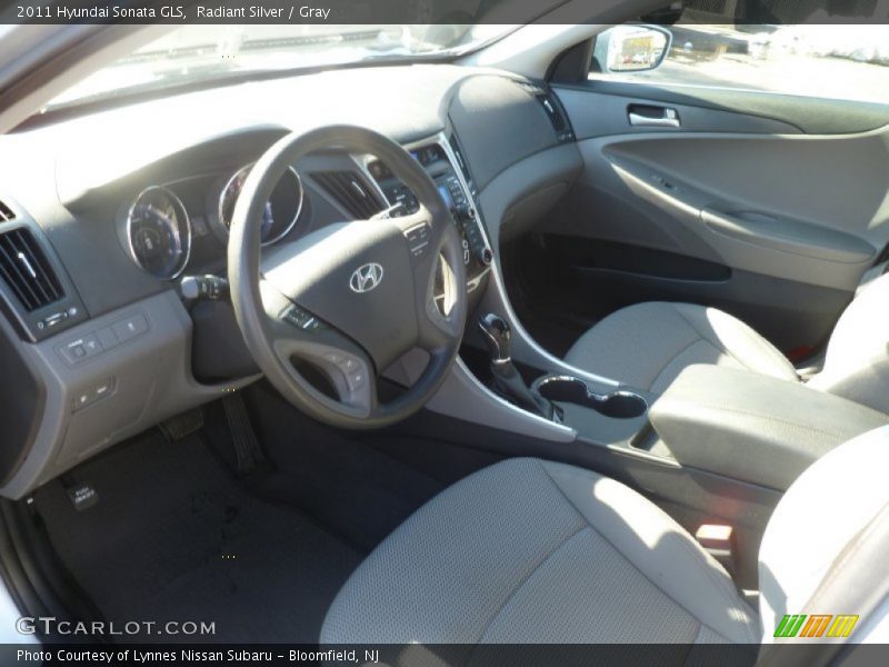 Radiant Silver / Gray 2011 Hyundai Sonata GLS