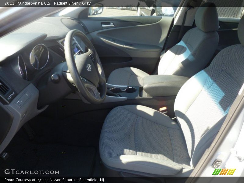 Radiant Silver / Gray 2011 Hyundai Sonata GLS