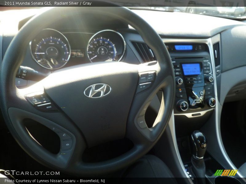 Radiant Silver / Gray 2011 Hyundai Sonata GLS