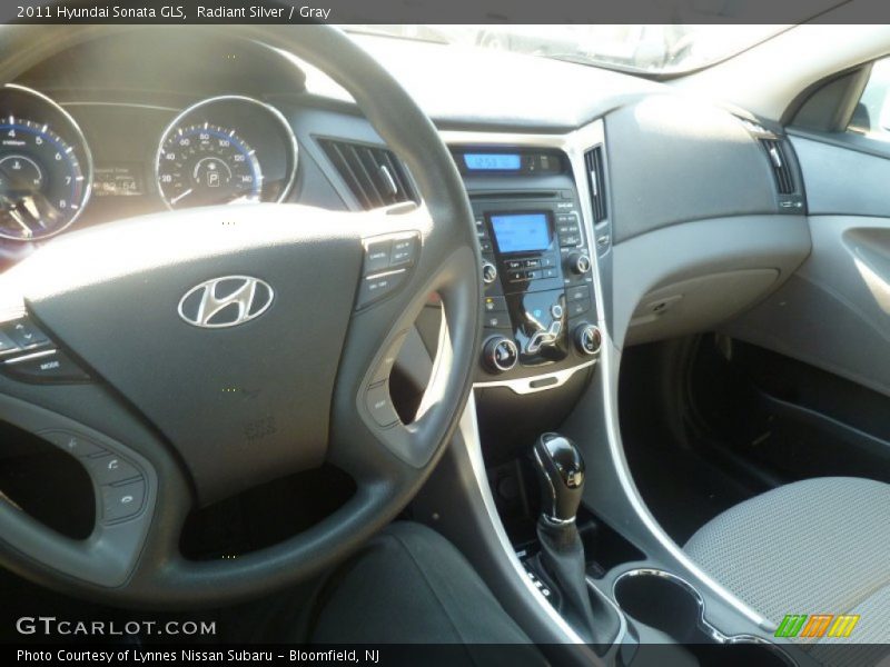 Radiant Silver / Gray 2011 Hyundai Sonata GLS