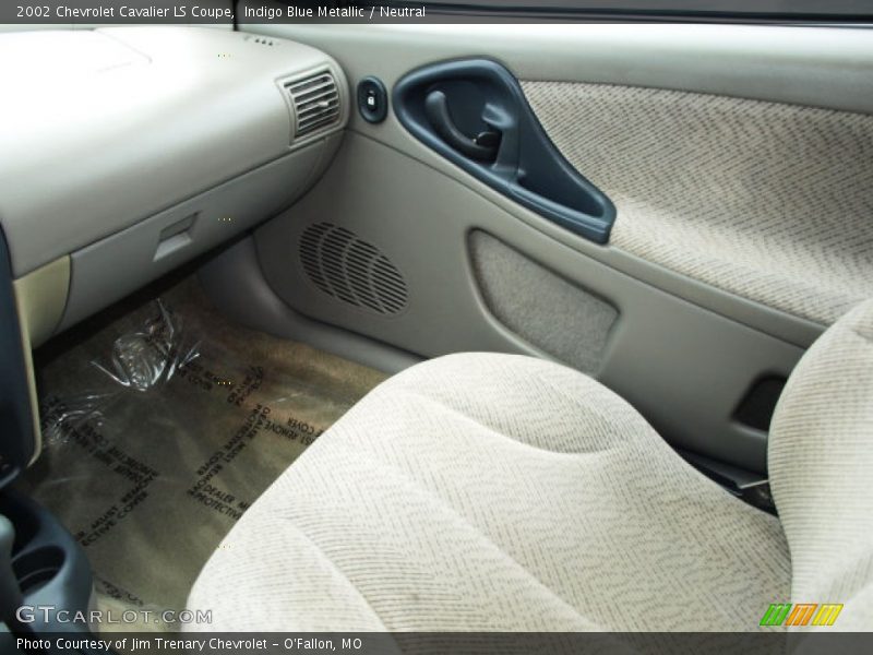Indigo Blue Metallic / Neutral 2002 Chevrolet Cavalier LS Coupe