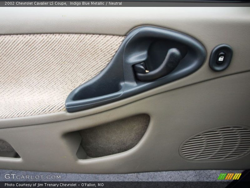 Indigo Blue Metallic / Neutral 2002 Chevrolet Cavalier LS Coupe