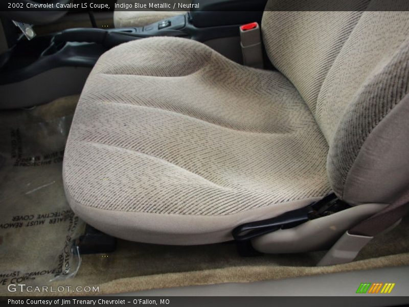 Indigo Blue Metallic / Neutral 2002 Chevrolet Cavalier LS Coupe