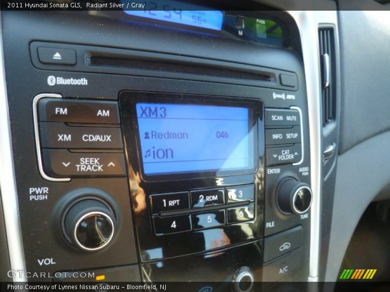 Radiant Silver / Gray 2011 Hyundai Sonata GLS