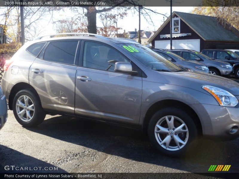 Gotham Gray Metallic / Gray 2008 Nissan Rogue SL AWD