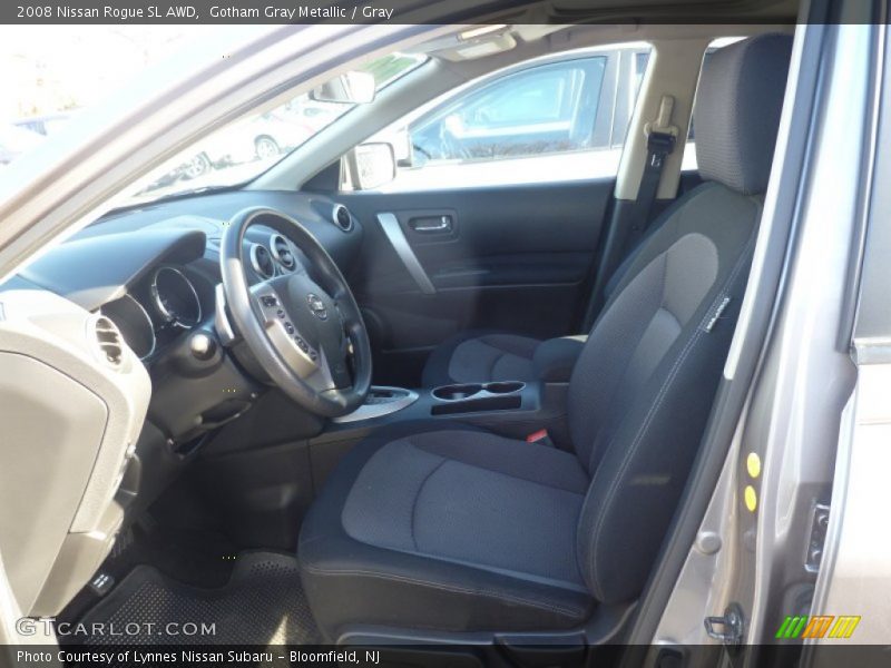 Gotham Gray Metallic / Gray 2008 Nissan Rogue SL AWD