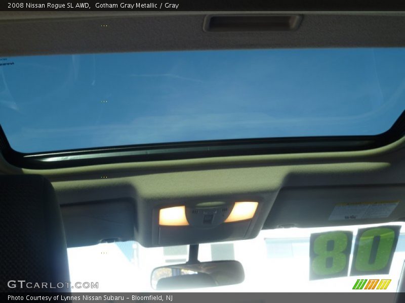 Gotham Gray Metallic / Gray 2008 Nissan Rogue SL AWD