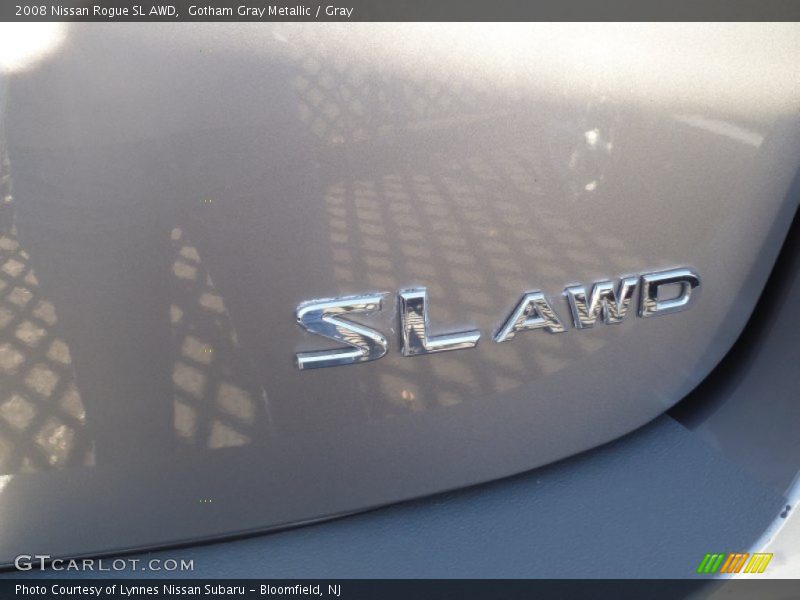 Gotham Gray Metallic / Gray 2008 Nissan Rogue SL AWD