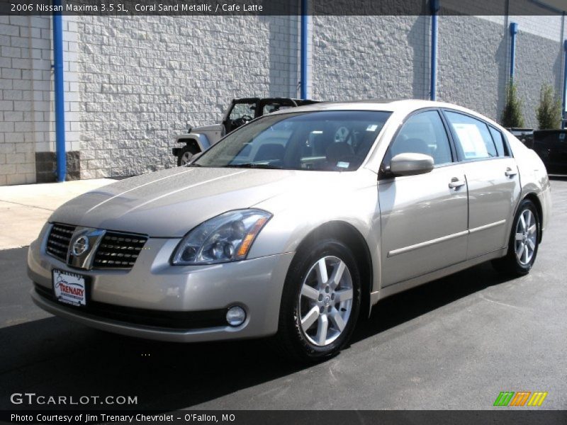 Coral Sand Metallic / Cafe Latte 2006 Nissan Maxima 3.5 SL