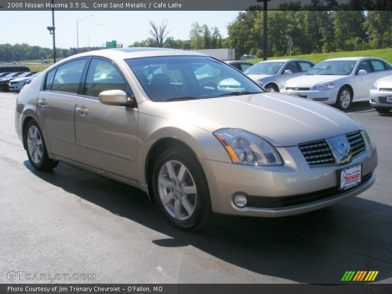 Coral Sand Metallic / Cafe Latte 2006 Nissan Maxima 3.5 SL