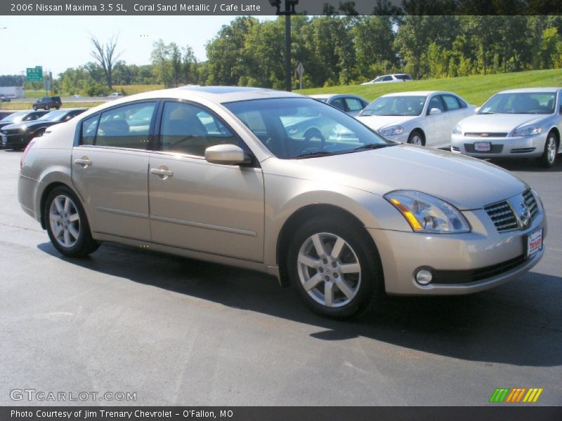 Coral Sand Metallic / Cafe Latte 2006 Nissan Maxima 3.5 SL