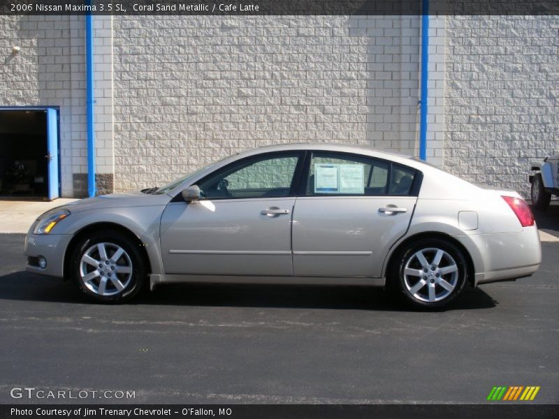 Coral Sand Metallic / Cafe Latte 2006 Nissan Maxima 3.5 SL