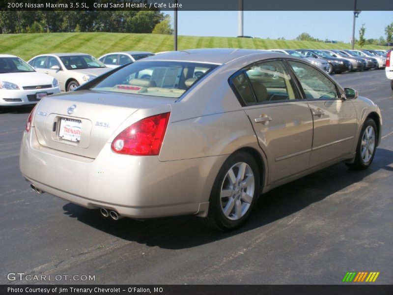 Coral Sand Metallic / Cafe Latte 2006 Nissan Maxima 3.5 SL