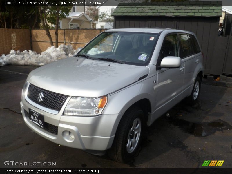 Quicksilver Metallic / Black 2008 Suzuki Grand Vitara 4x4