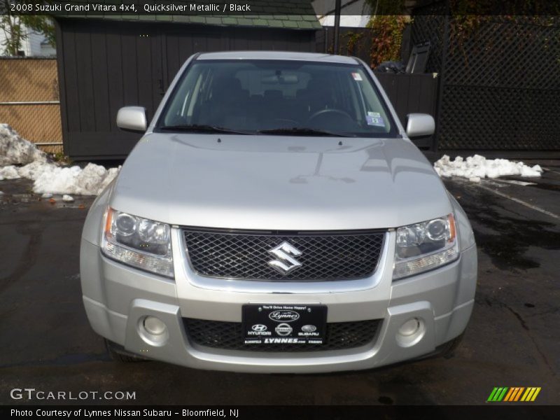 Quicksilver Metallic / Black 2008 Suzuki Grand Vitara 4x4