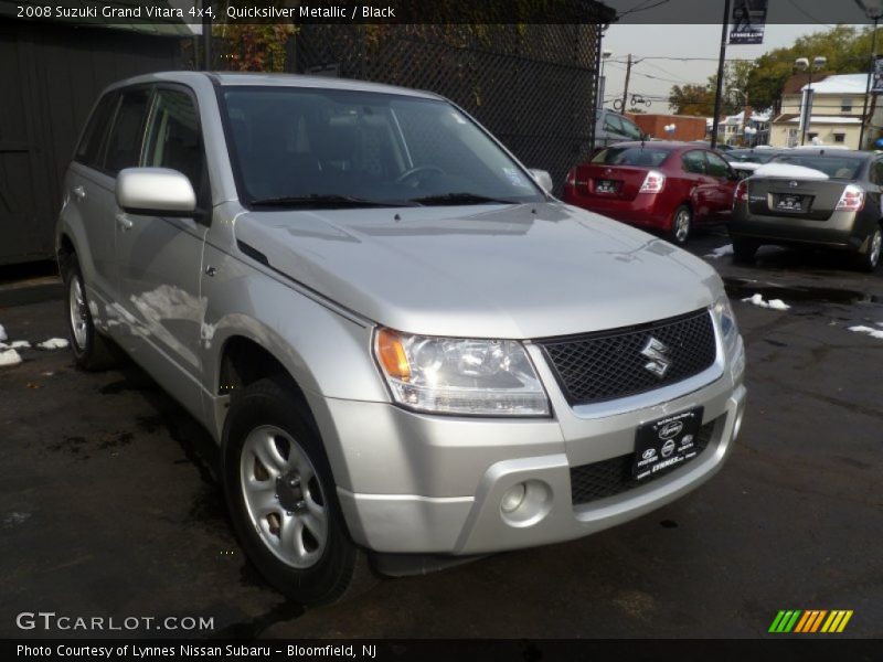 Quicksilver Metallic / Black 2008 Suzuki Grand Vitara 4x4