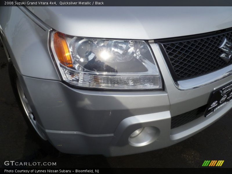 Quicksilver Metallic / Black 2008 Suzuki Grand Vitara 4x4
