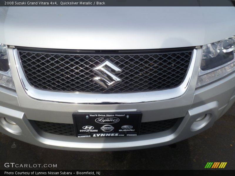 Quicksilver Metallic / Black 2008 Suzuki Grand Vitara 4x4