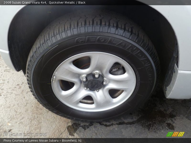 Quicksilver Metallic / Black 2008 Suzuki Grand Vitara 4x4