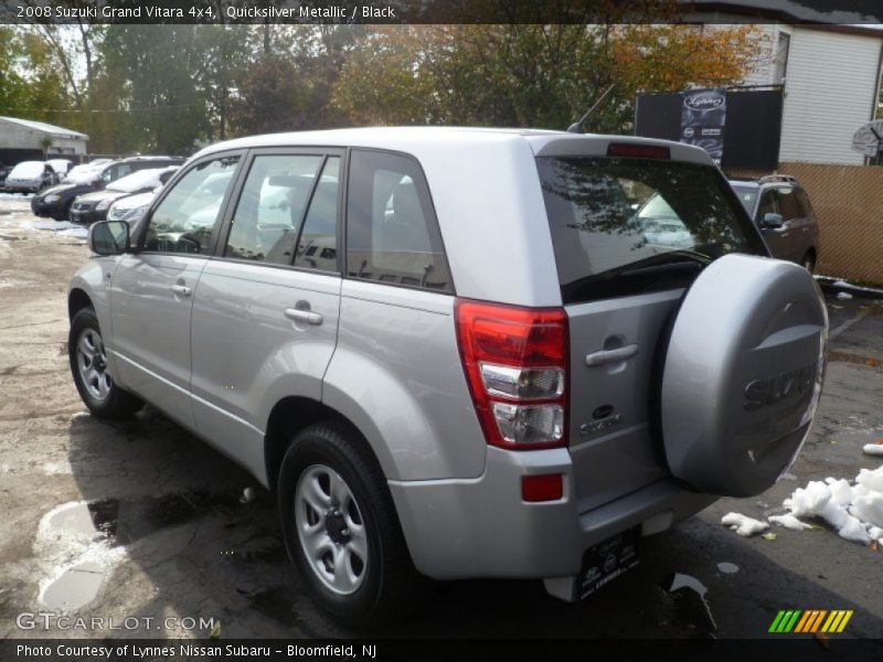 Quicksilver Metallic / Black 2008 Suzuki Grand Vitara 4x4