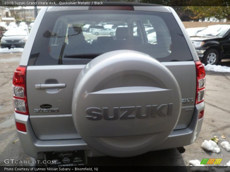 Quicksilver Metallic / Black 2008 Suzuki Grand Vitara 4x4