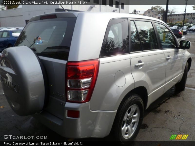 Quicksilver Metallic / Black 2008 Suzuki Grand Vitara 4x4