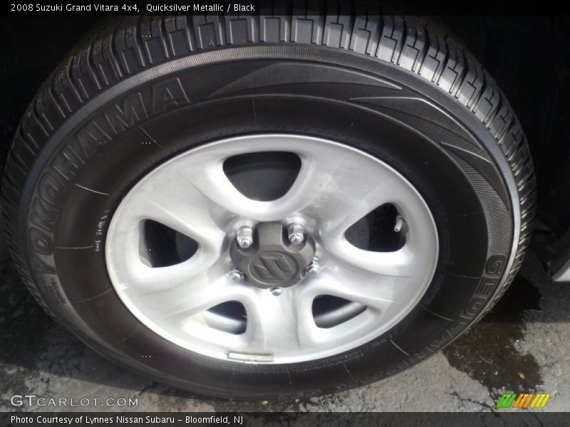 Quicksilver Metallic / Black 2008 Suzuki Grand Vitara 4x4