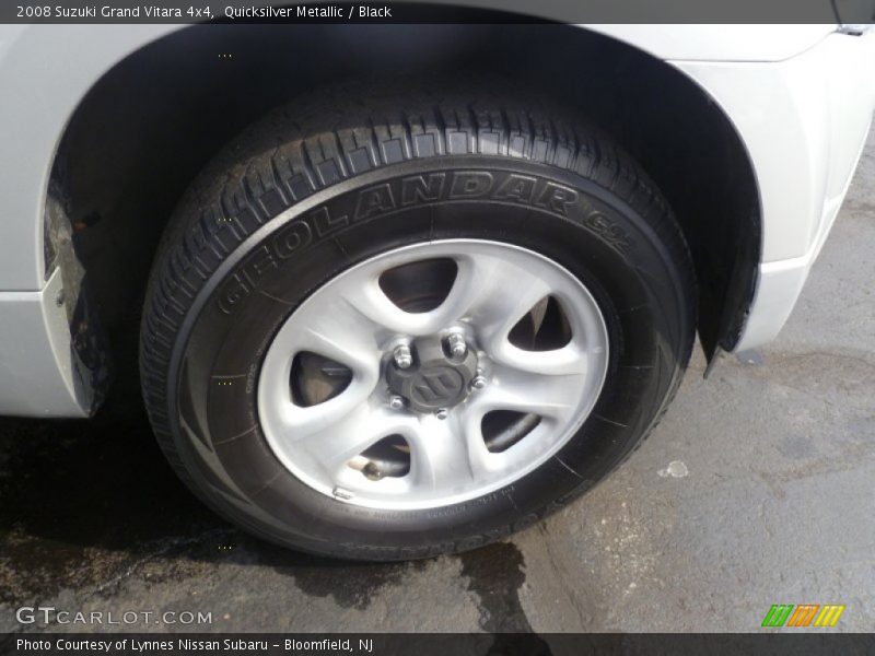 Quicksilver Metallic / Black 2008 Suzuki Grand Vitara 4x4