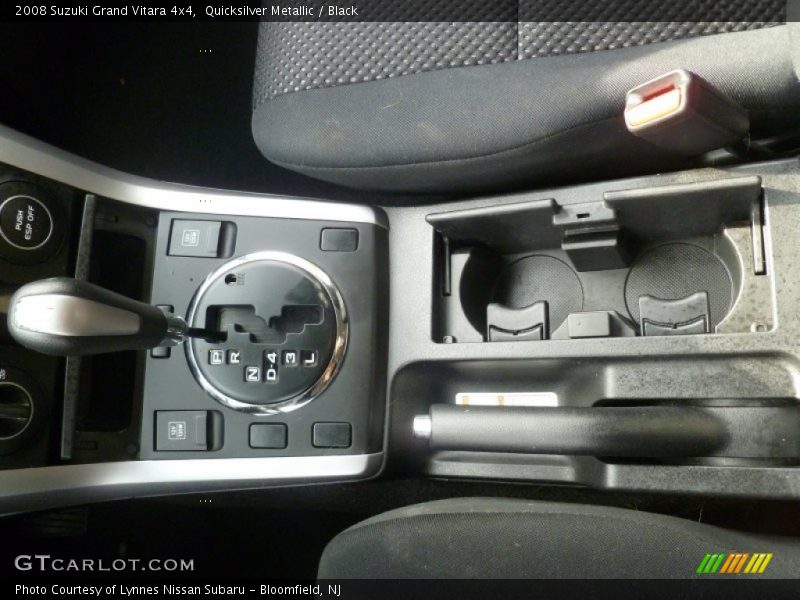 Quicksilver Metallic / Black 2008 Suzuki Grand Vitara 4x4