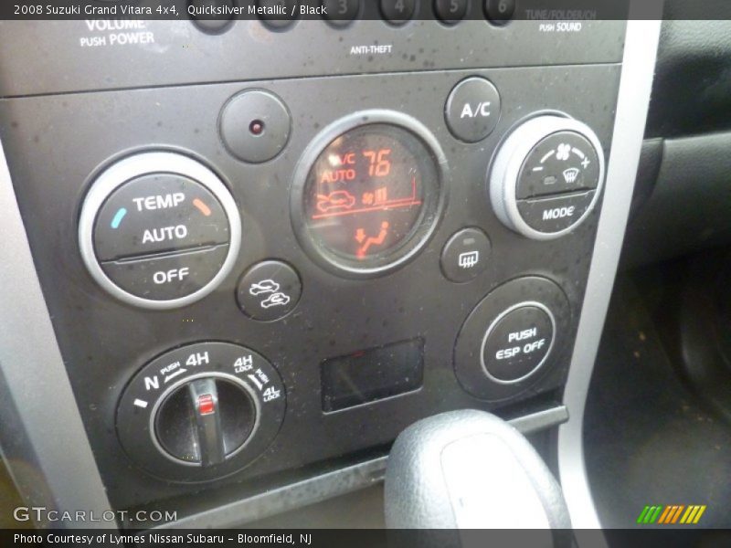 Quicksilver Metallic / Black 2008 Suzuki Grand Vitara 4x4