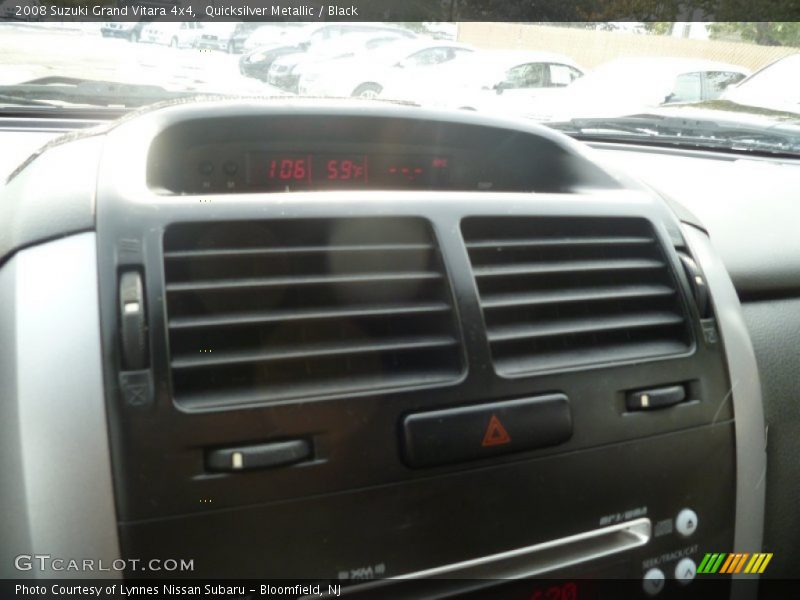Quicksilver Metallic / Black 2008 Suzuki Grand Vitara 4x4