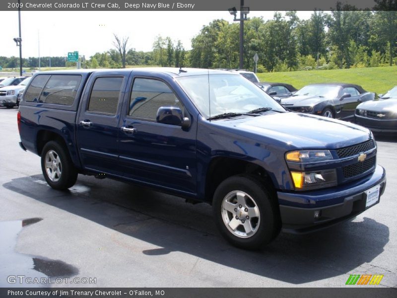 Deep Navy Blue / Ebony 2009 Chevrolet Colorado LT Crew Cab