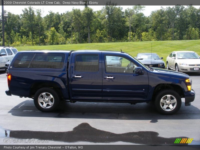 Deep Navy Blue / Ebony 2009 Chevrolet Colorado LT Crew Cab