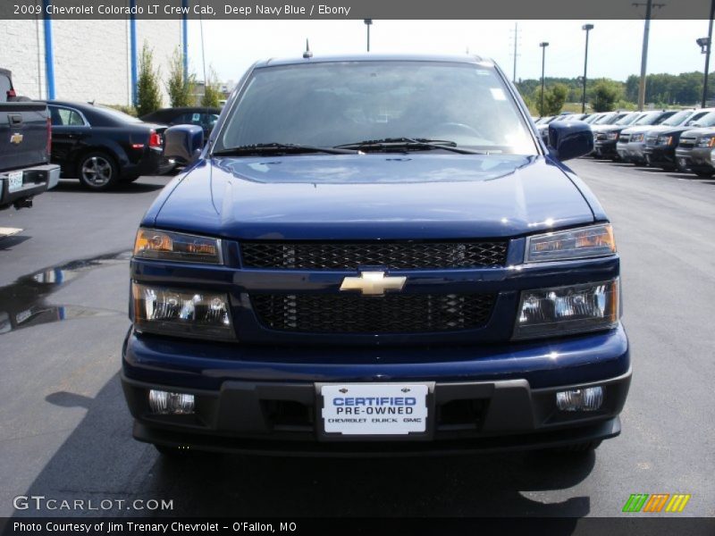 Deep Navy Blue / Ebony 2009 Chevrolet Colorado LT Crew Cab