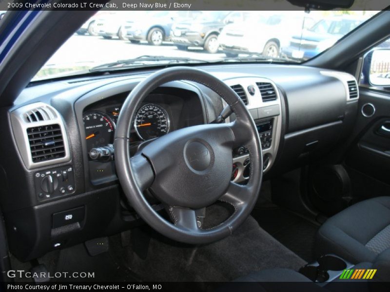 Deep Navy Blue / Ebony 2009 Chevrolet Colorado LT Crew Cab