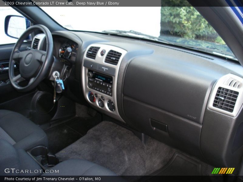 Deep Navy Blue / Ebony 2009 Chevrolet Colorado LT Crew Cab